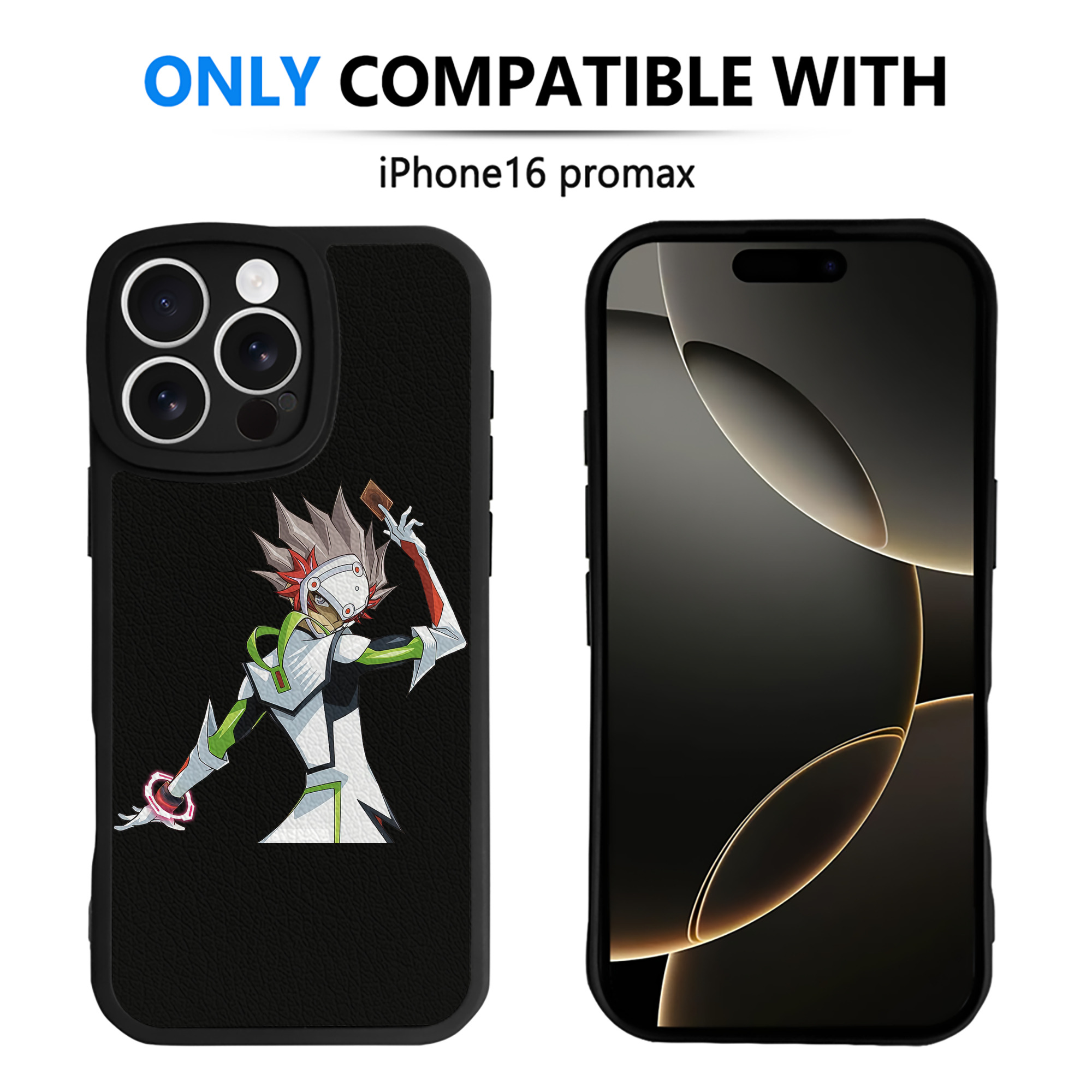 遊☆戯☆王 Yu-Gi-Oh! 【iPhone 16シリーズ対応】シリコンスマホケース（レザー調） 材質：シリコン